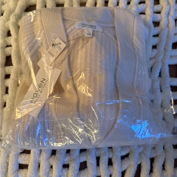 NWT Haven Well Within Talbots Cashmere Raglan Cardigan L - Picture 3 of 5